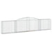 Coșuri gabion arcuite 3 buc, 400x30x80/100 cm, fier galvanizat - WALTI WALTI
