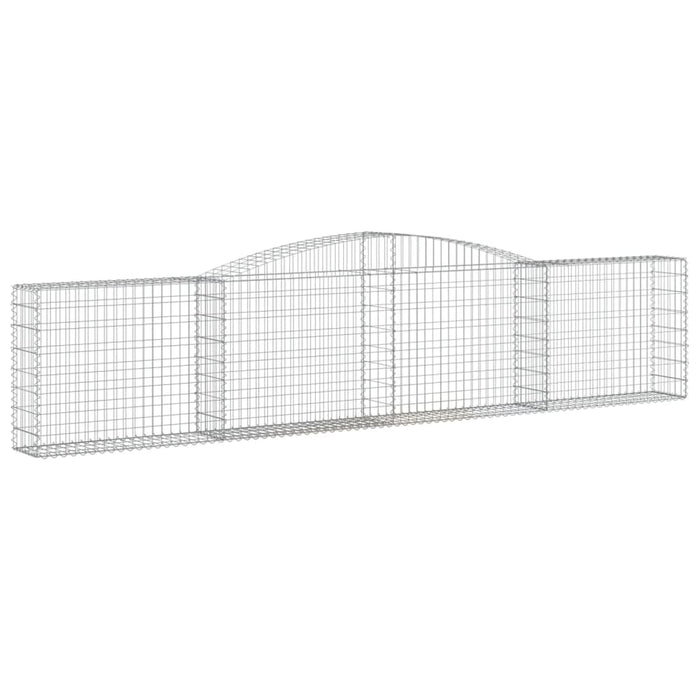 Coșuri gabion arcuite 4 buc, 400x30x80/100 cm, fier galvanizat - WALTI WALTI