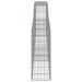 Coșuri gabion arcuite 4 buc, 400x30x80/100 cm, fier galvanizat - WALTI WALTI