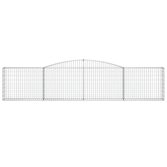 Coșuri gabion arcuite 5 buc, 400x30x80/100 cm, fier galvanizat - WALTI WALTI