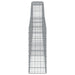Coșuri gabion arcuite 5 buc, 400x30x80/100 cm, fier galvanizat - WALTI WALTI