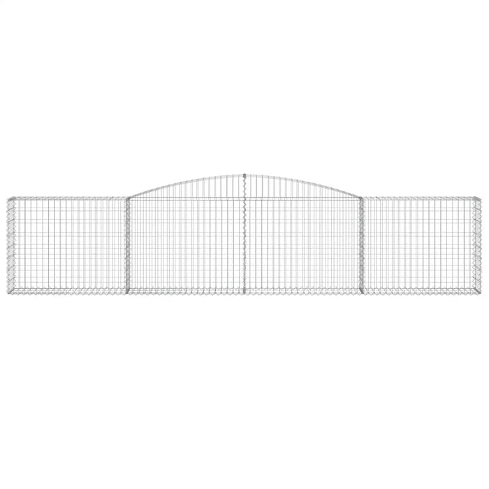 Coșuri gabion arcuite 6 buc, 400x30x80/100 cm, fier galvanizat - WALTI WALTI