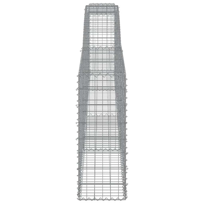 Coșuri gabion arcuite 6 buc, 400x30x80/100 cm, fier galvanizat - WALTI WALTI