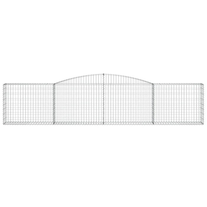 Coșuri gabion arcuite 9 buc, 400x30x80/100 cm, fier galvanizat - WALTI WALTI