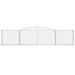 Coșuri gabion arcuite 9 buc, 400x30x80/100 cm, fier galvanizat - WALTI WALTI