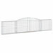 Coșuri gabion arcuite 10 buc, 400x30x80/100 cm, fier galvanizat - WALTI WALTI