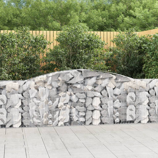 Coșuri gabion arcuite 10 buc, 400x30x80/100 cm, fier galvanizat - WALTI WALTI