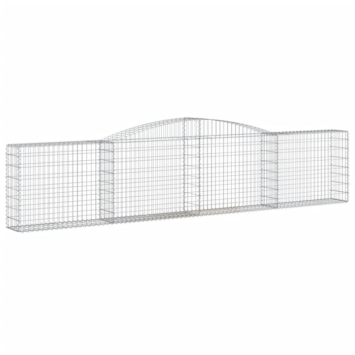 Coșuri gabion arcuite 15 buc, 400x30x80/100 cm, fier galvanizat - WALTI WALTI