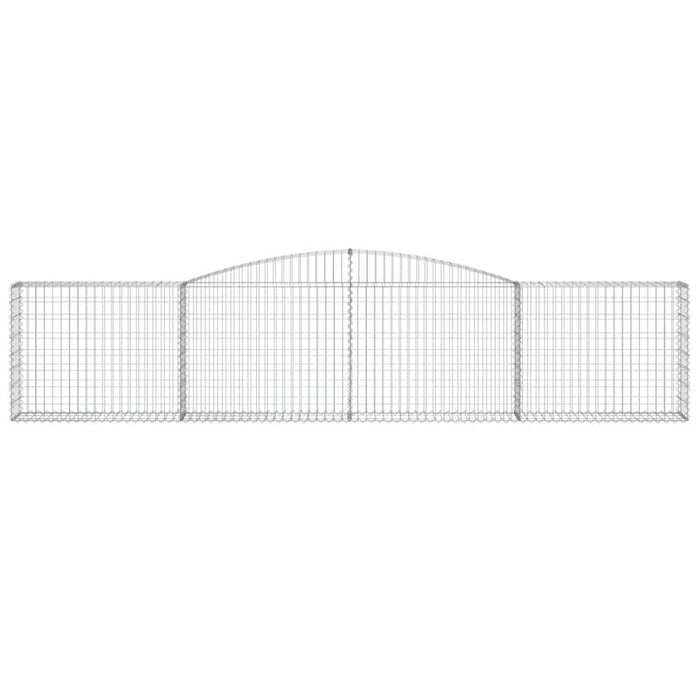 Coșuri gabion arcuite 15 buc, 400x30x80/100 cm, fier galvanizat - WALTI WALTI