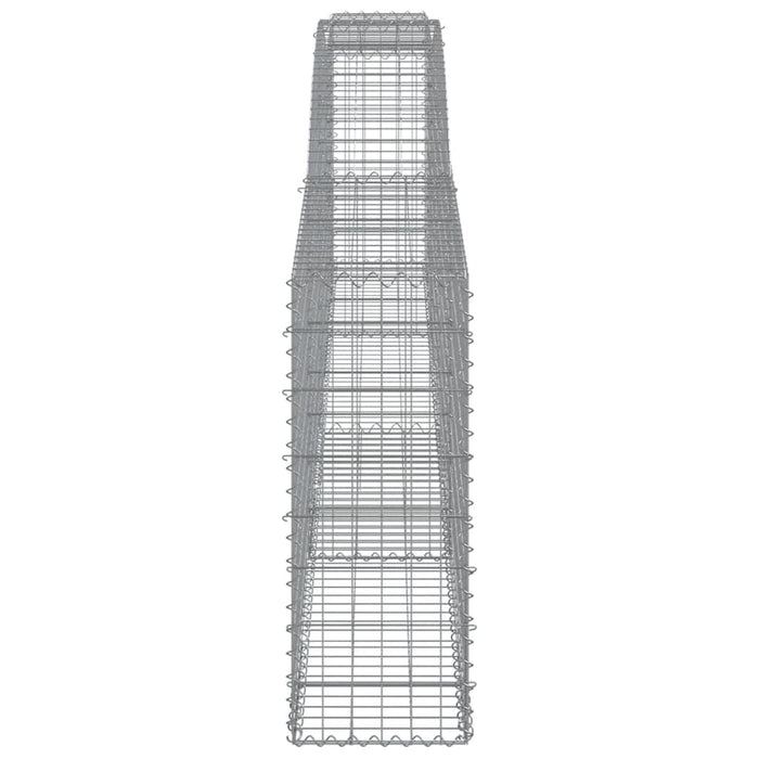 Coșuri gabion arcuite 15 buc, 400x30x80/100 cm, fier galvanizat - WALTI WALTI