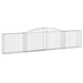 Coșuri gabion arcuite 20 buc, 400x30x80/100 cm, fier galvanizat - WALTI WALTI