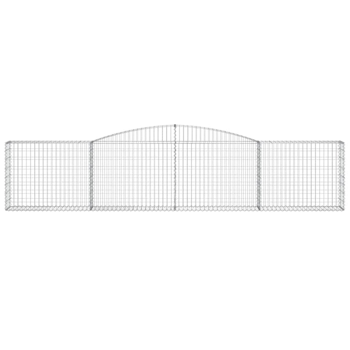 Coșuri gabion arcuite 20 buc, 400x30x80/100 cm, fier galvanizat - WALTI WALTI
