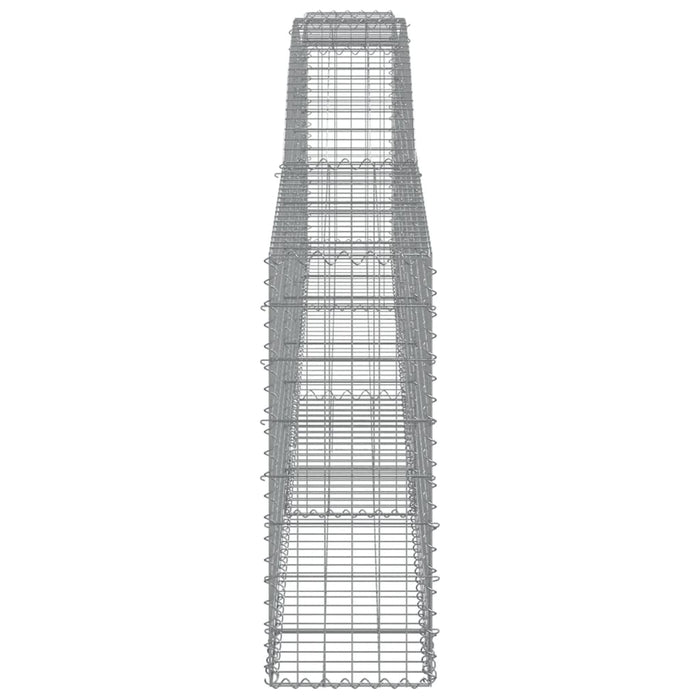 Coșuri gabion arcuite 25 buc, 400x30x80/100 cm, fier galvanizat - WALTI WALTI