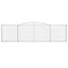 Coșuri gabion arcuite 4 buc, 400x30x100/120 cm fier galvanizat - WALTI WALTI