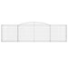Coșuri gabion arcuite 6 buc, 400x30x100/120 cm fier galvanizat - WALTI WALTI