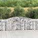 Coșuri gabion arcuite 8 buc, 400x30x100/120 cm fier galvanizat - WALTI WALTI