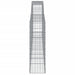 Coșuri gabion arcuite 9 buc, 400x30x100/120 cm fier galvanizat - WALTI WALTI