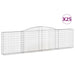 Coșuri gabion arcuite 25 buc, 400x30x100/120 cm fier galvanizat - WALTI WALTI