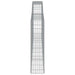 Coșuri gabion arcuite 9 buc. 400x30x120/140 cm, fier galvanizat - WALTI WALTI