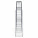 Coșuri gabion arcuite 10 buc. 400x30x120/140 cm fier galvanizat - WALTI WALTI