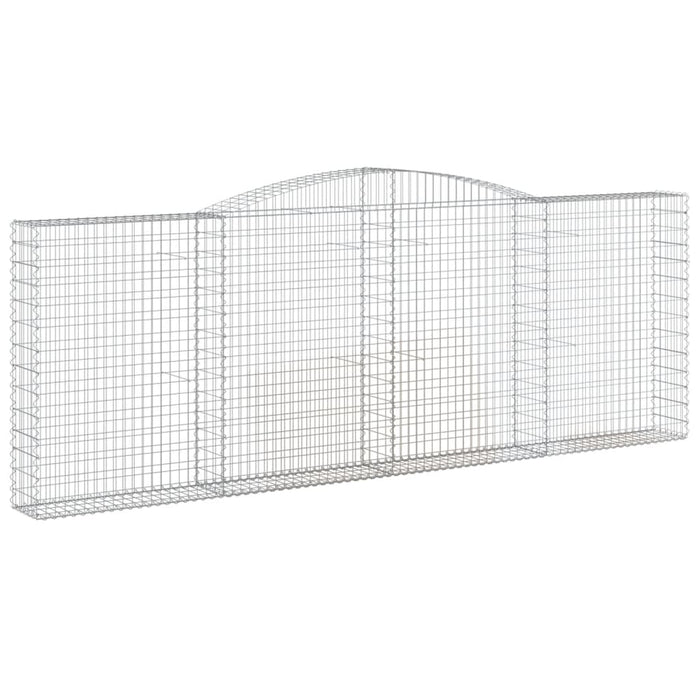 Coșuri gabion arcuite 2 buc, 400x30x140/160 cm, fier galvanizat - WALTI WALTI