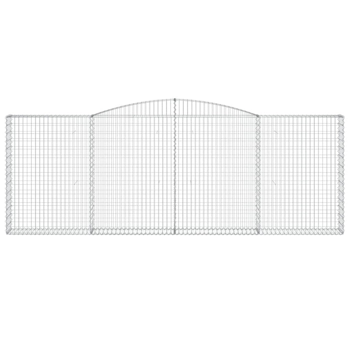 Coșuri gabion arcuite 2 buc, 400x30x140/160 cm, fier galvanizat - WALTI WALTI