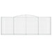 Coșuri gabion arcuite 2 buc, 400x30x140/160 cm, fier galvanizat - WALTI WALTI