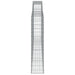 Coșuri gabion arcuite 2 buc, 400x30x140/160 cm, fier galvanizat - WALTI WALTI