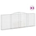Coșuri gabion arcuite 3 buc. 400x30x140/160 cm fier galvanizat - WALTI WALTI