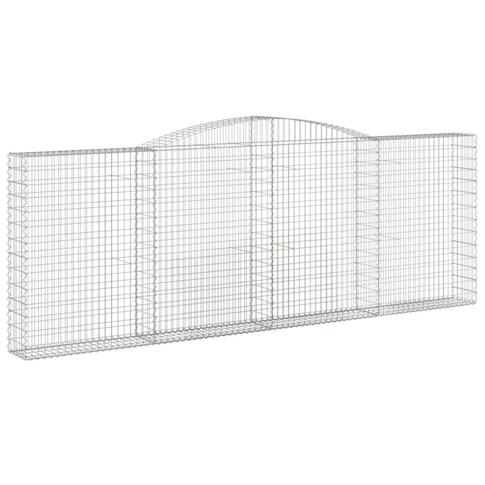 Coșuri gabion arcuite 3 buc. 400x30x140/160 cm fier galvanizat - WALTI WALTI