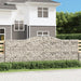 Coșuri gabion arcuite 3 buc. 400x30x140/160 cm fier galvanizat - WALTI WALTI