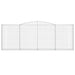 Coșuri gabion arcuite 4 buc, 400x30x140/160 cm, fier galvanizat - WALTI WALTI