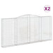Coșuri gabion arcuite 2 buc, 400x30x180/200 cm, fier galvanizat - WALTI WALTI