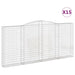 Coșuri gabion arcuite 15 buc, 400x30x180/200cm, fier galvanizat - WALTI WALTI