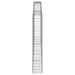 Coșuri gabion arcuite 15 buc, 400x30x180/200cm, fier galvanizat - WALTI WALTI