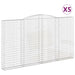 Coșuri gabion arcuite, 5 buc, 400x30x220/240cm, fier galvanizat - WALTI WALTI
