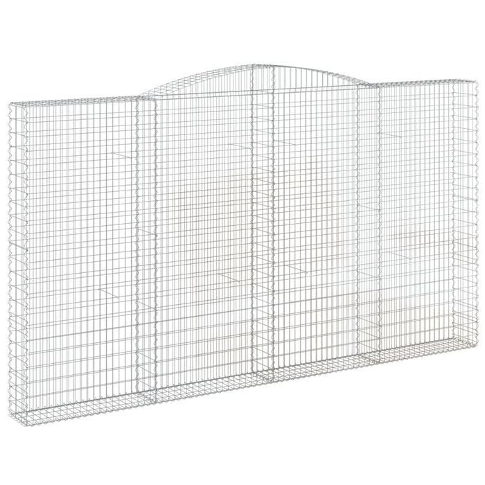 Coșuri gabion arcuite 25 buc, 400x30x220/240cm, fier galvanizat WALTI