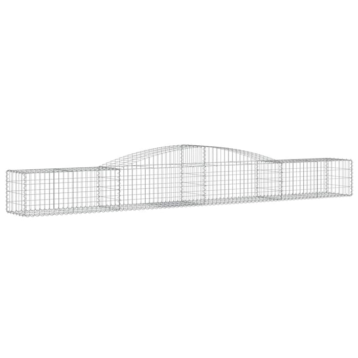 Coșuri gabion arcuite 2 buc, 400x50x40/60 cm, fier galvanizat - WALTI WALTI