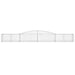 Coșuri gabion arcuite 2 buc, 400x50x40/60 cm, fier galvanizat - WALTI WALTI