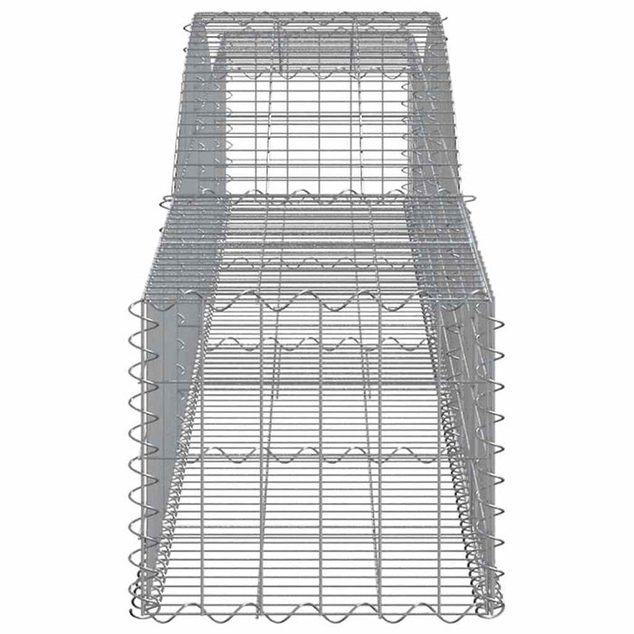 Coșuri gabion arcuite 2 buc, 400x50x40/60 cm, fier galvanizat - WALTI WALTI
