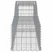 Coșuri gabion arcuite 2 buc, 400x50x40/60 cm, fier galvanizat - WALTI WALTI