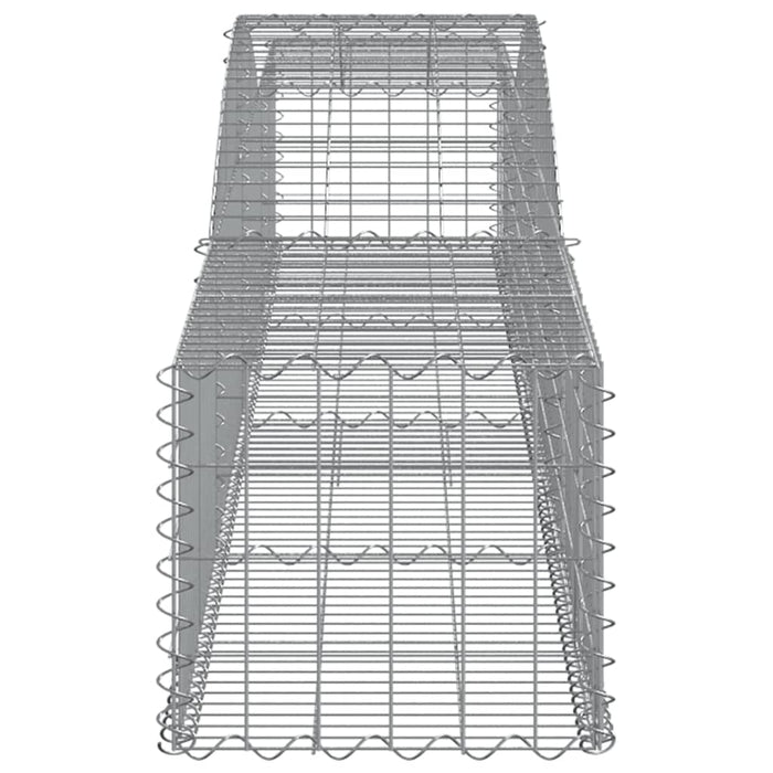 Coșuri gabion arcuite 3 buc, 400x50x40/60 cm, fier galvanizat - WALTI WALTI