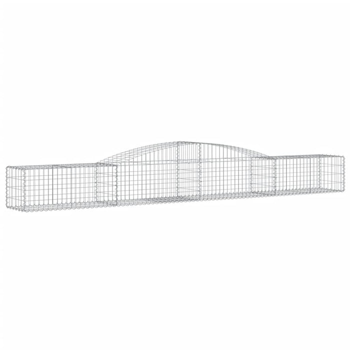 Coșuri gabion arcuite 5 buc, 400x50x40/60 cm, fier galvanizat - WALTI WALTI