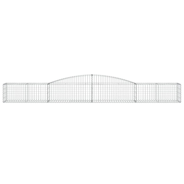 Coșuri gabion arcuite 5 buc, 400x50x40/60 cm, fier galvanizat - WALTI WALTI