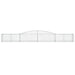 Coșuri gabion arcuite 5 buc, 400x50x40/60 cm, fier galvanizat - WALTI WALTI