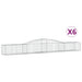 Coșuri gabion arcuite 6 buc, 400x50x40/60 cm, fier galvanizat - WALTI WALTI
