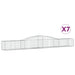Coșuri gabion arcuite 7 buc, 400x50x40/60 cm, fier galvanizat - WALTI WALTI