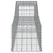 Coșuri gabion arcuite 7 buc, 400x50x40/60 cm, fier galvanizat - WALTI WALTI