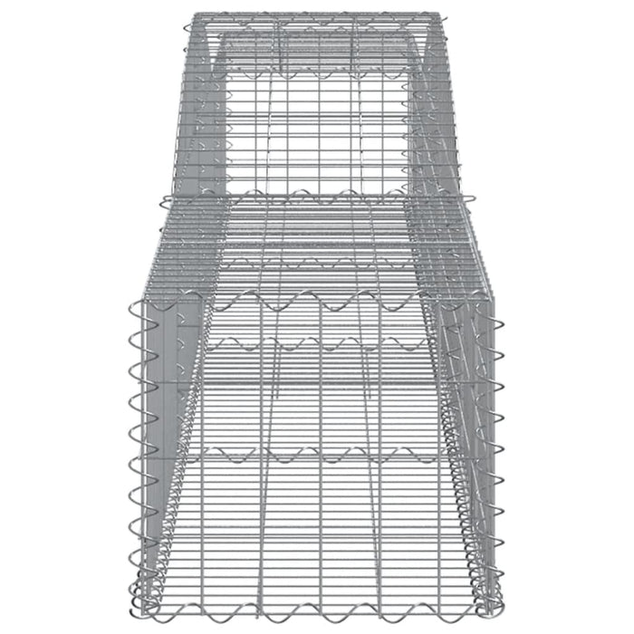 Coșuri gabion arcuite 8 buc, 400x50x40/60 cm, fier galvanizat - WALTI WALTI