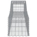Coșuri gabion arcuite 8 buc, 400x50x40/60 cm, fier galvanizat - WALTI WALTI